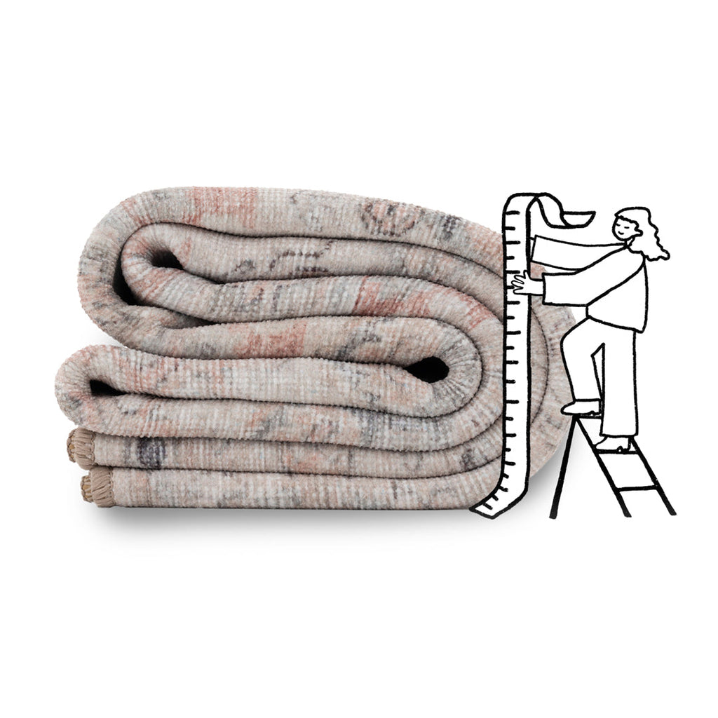 Soft Washable Cream Distressed Rug - Elnora