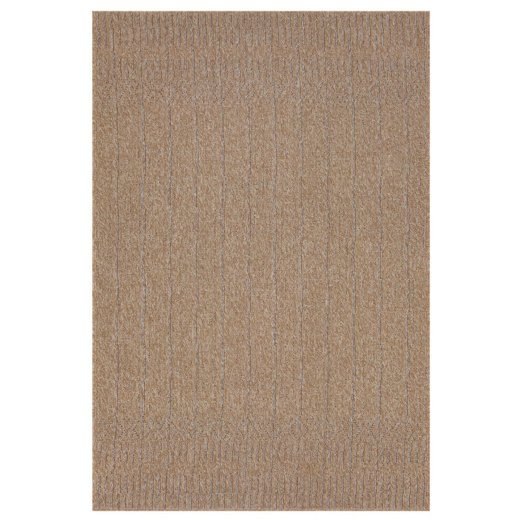 Plain Jute Brown Outdoor Rug - Saule