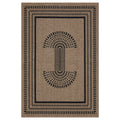 Jute Tone Aztec Area Rug - Prele