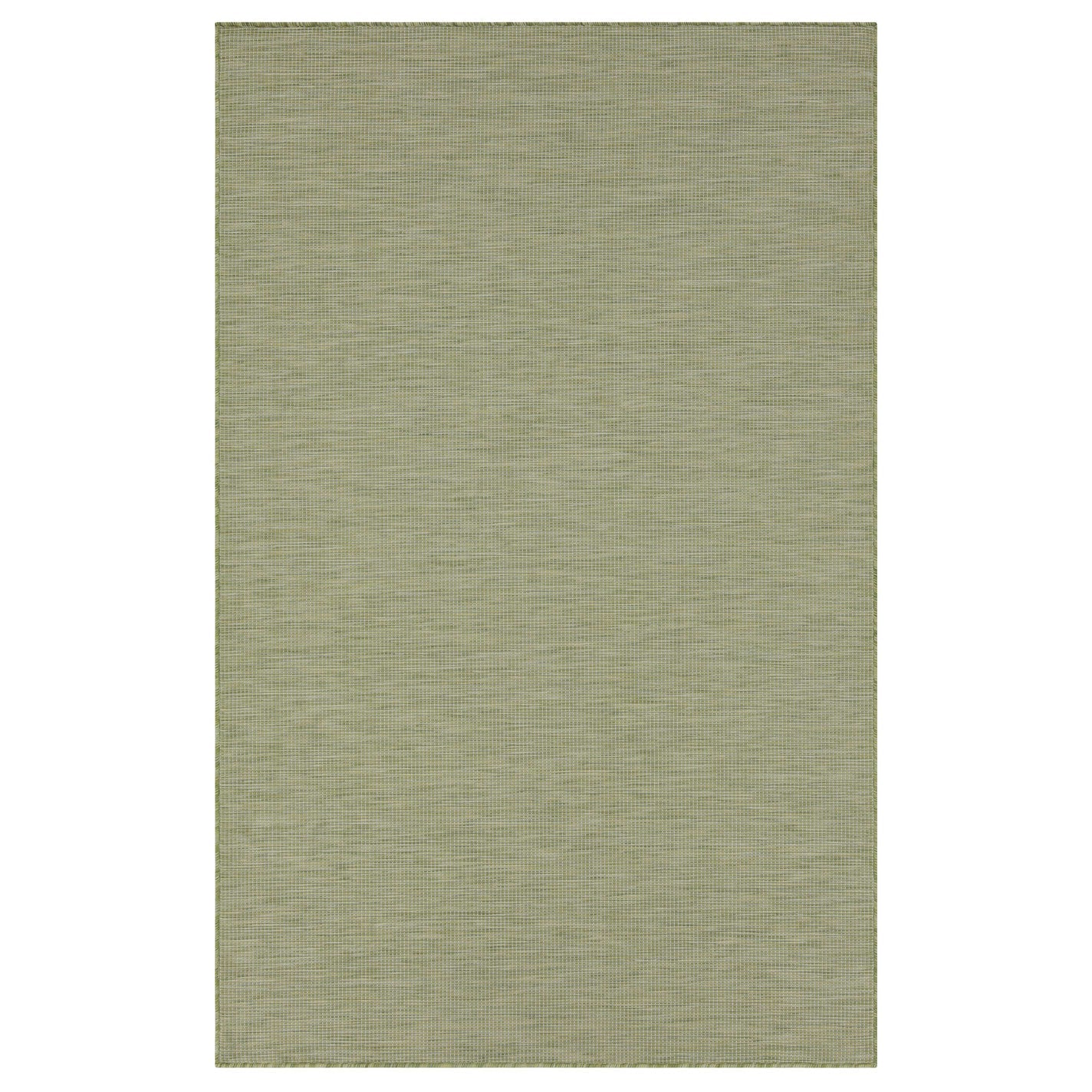 Olive Green Mottled Outdoor Rug