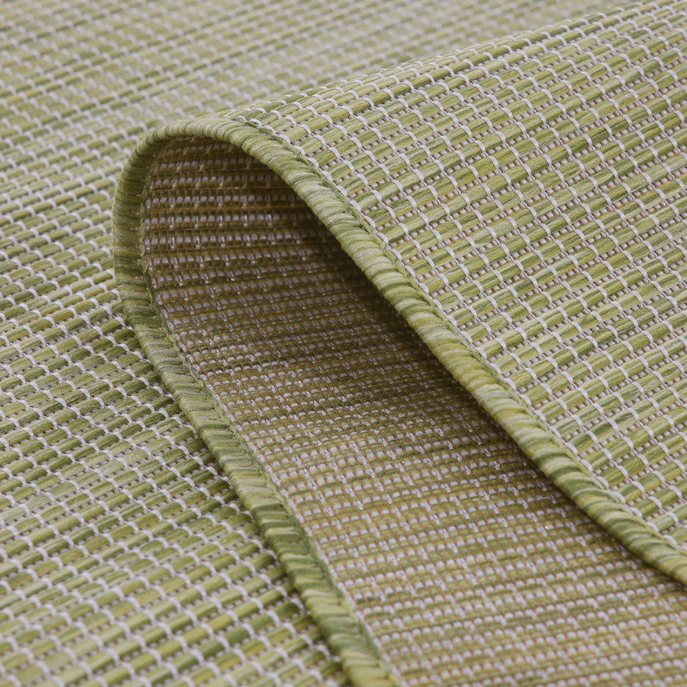 Olive Green Mottled Outdoor Rug