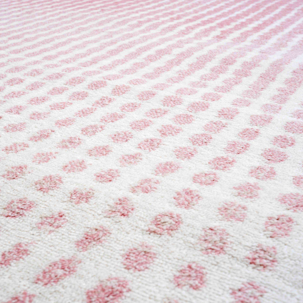 Modern Blush Spotted Ombre Effect Runner Rug - Dottie