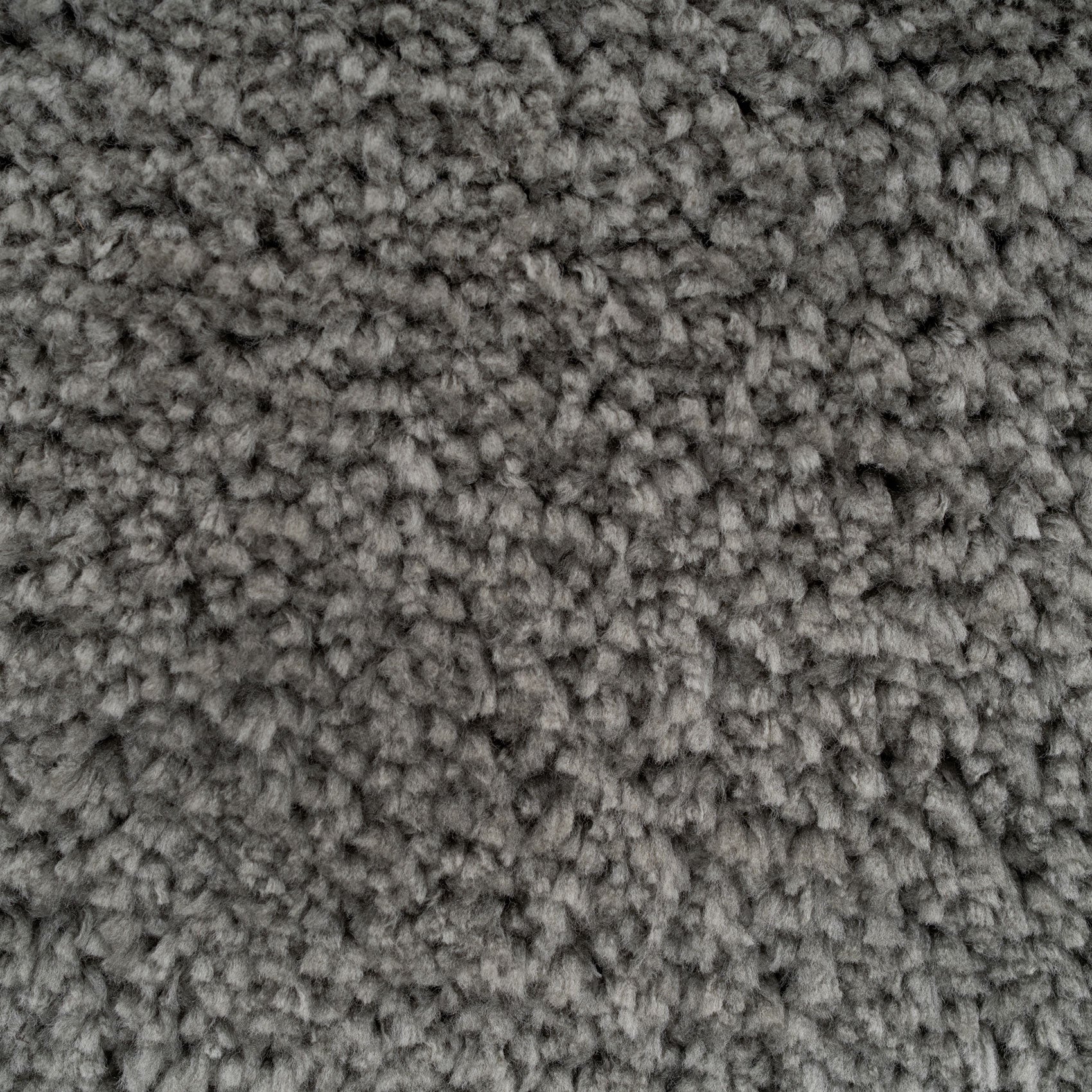 Premium Grey Shaggy Circle Rug - Dove