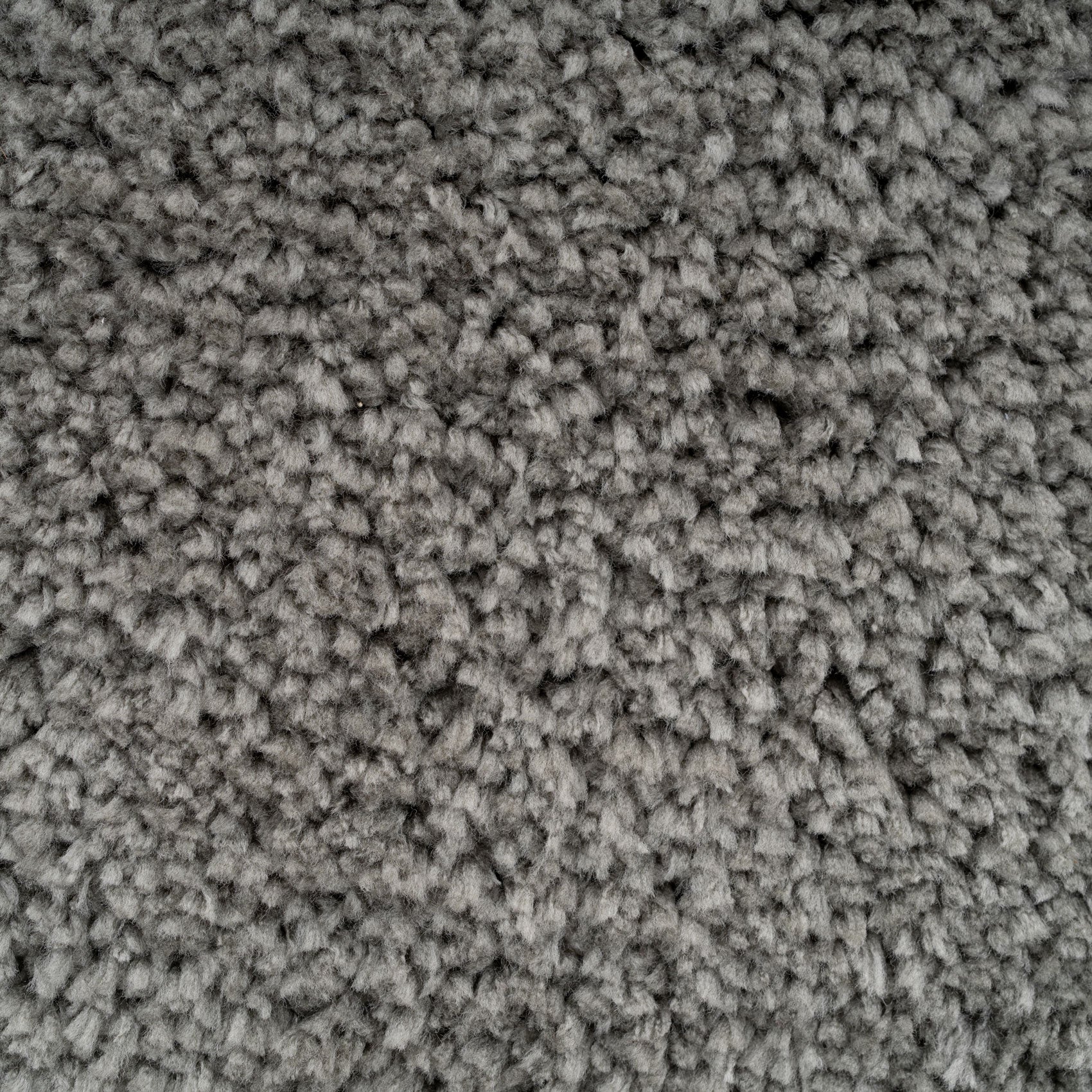 Premium Grey Shaggy Circle Rug - Dove