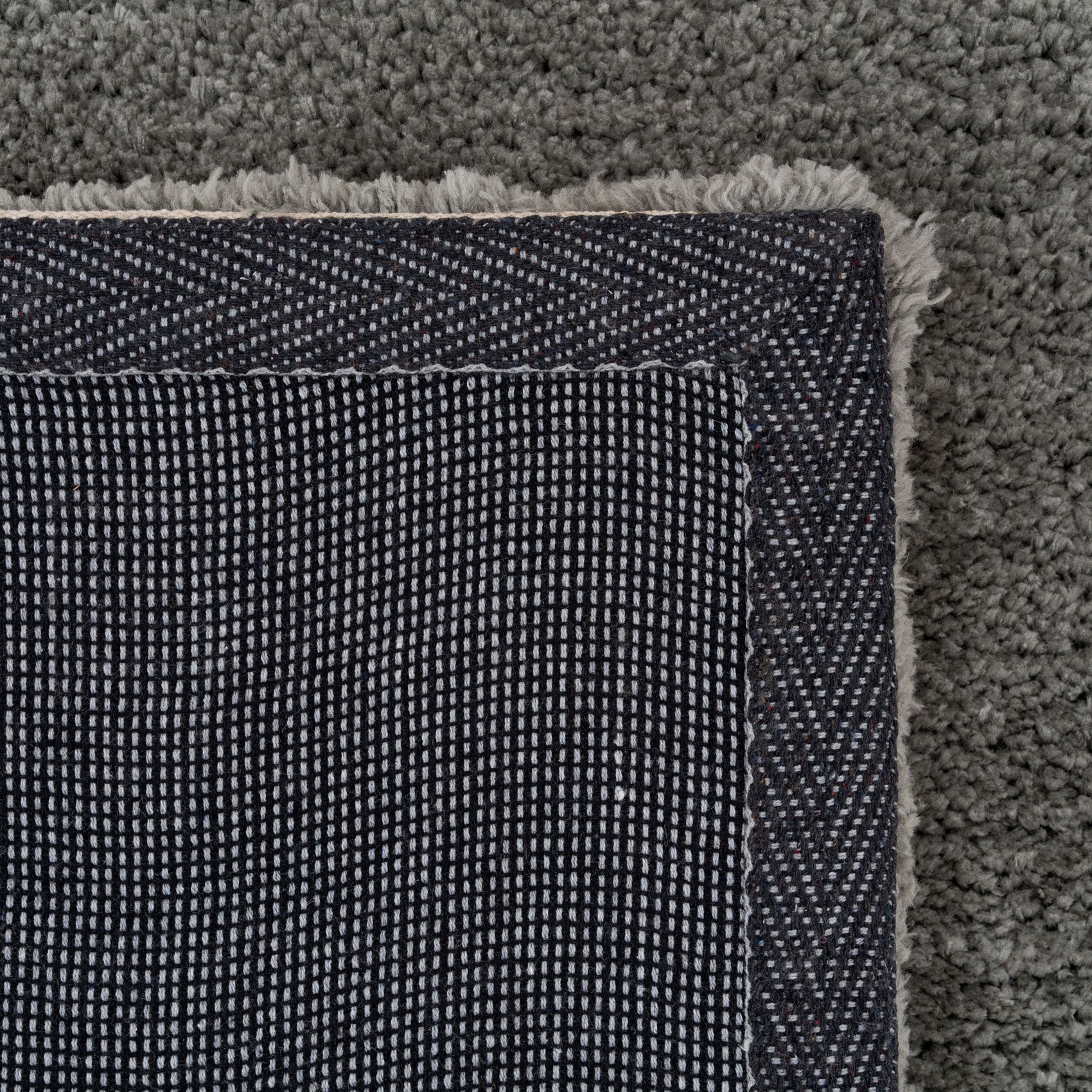 Premium Grey Shaggy Runner Rug - Dove