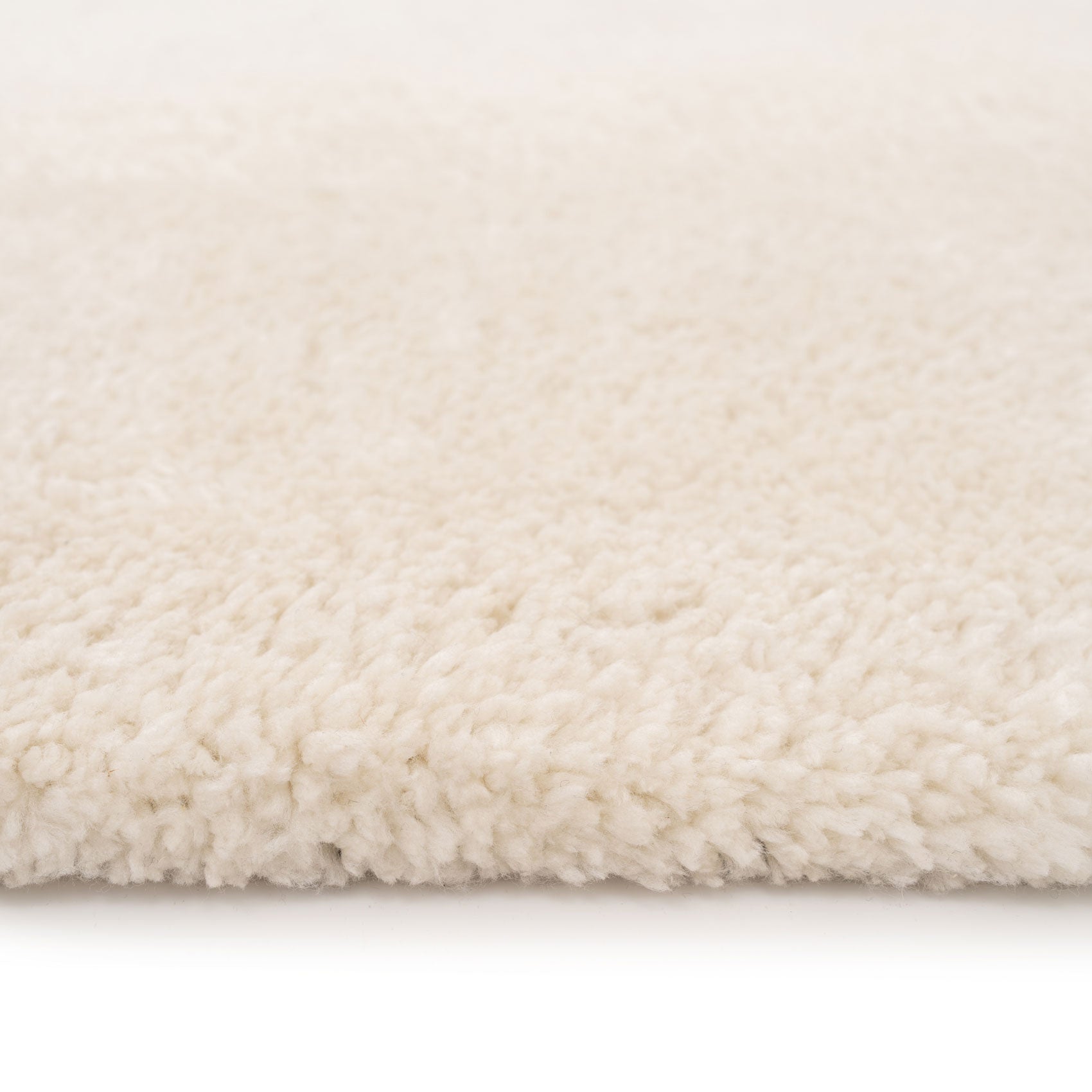 Premium Cream Shaggy Rug - Lace