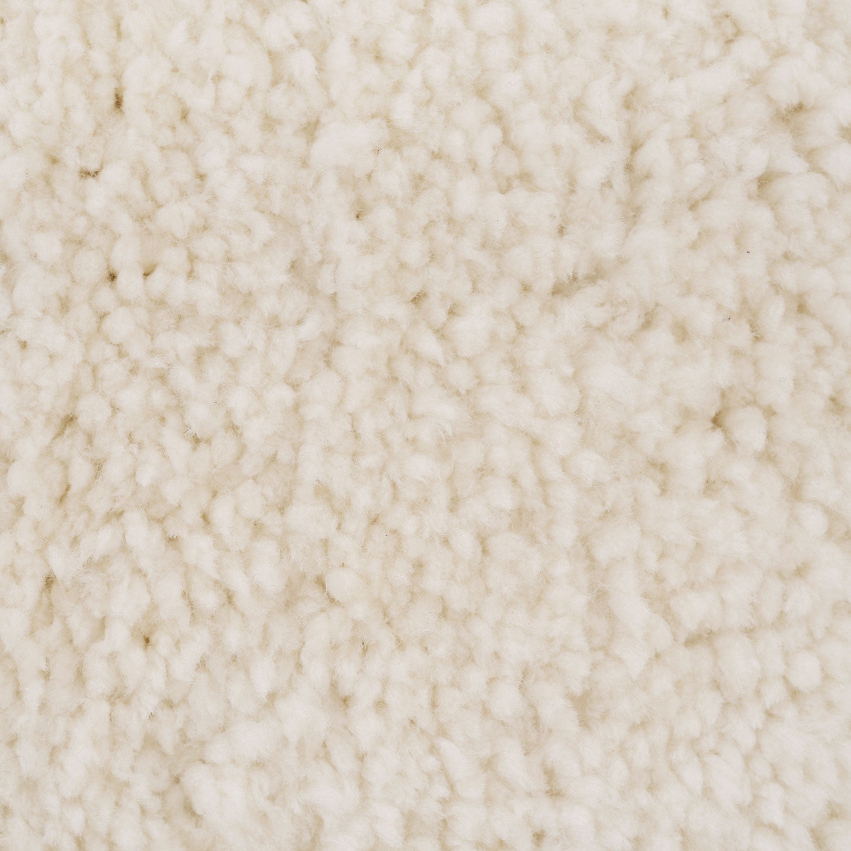 Premium Cream Shaggy Circle Rug - Lace