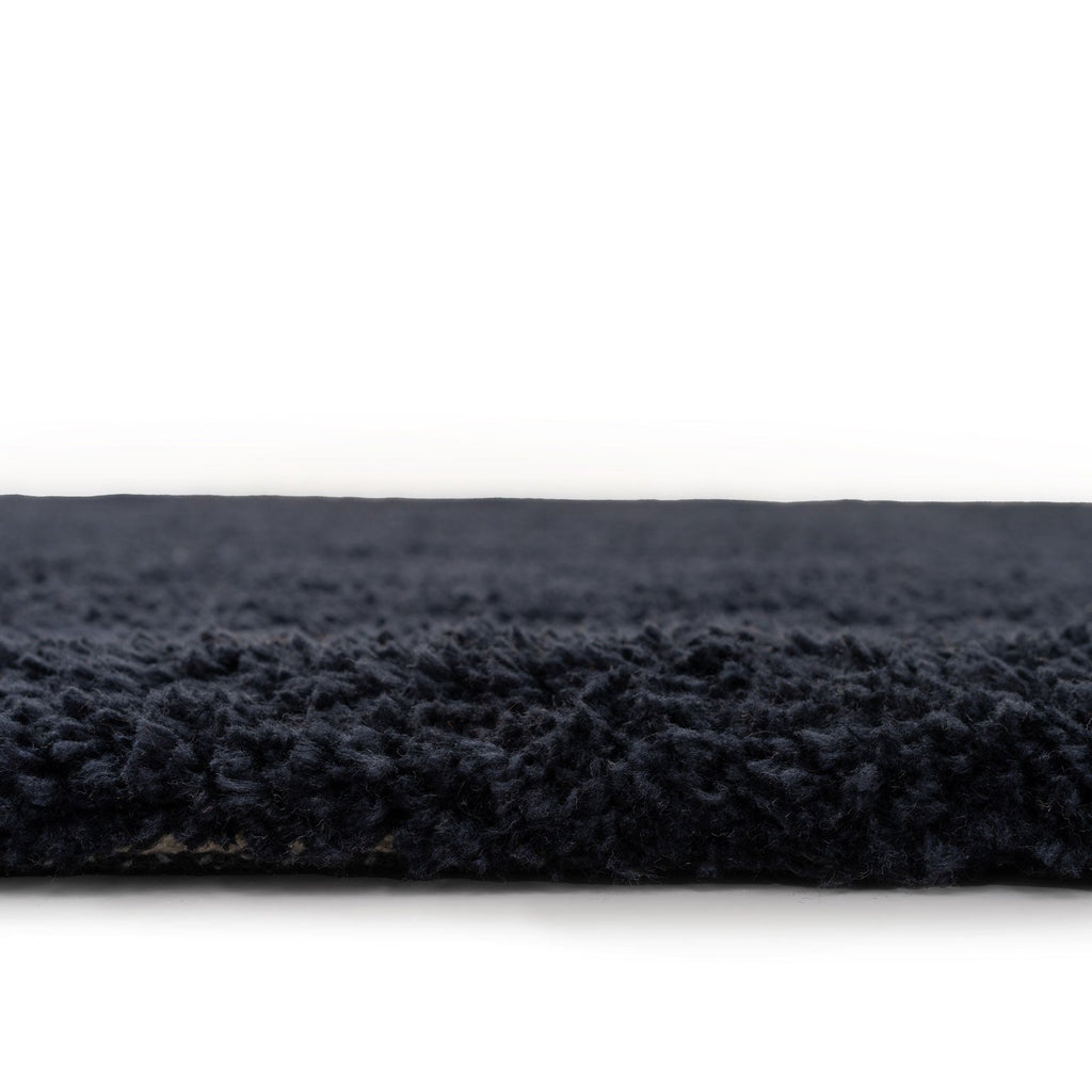 Navy Blue Shaggy Rug