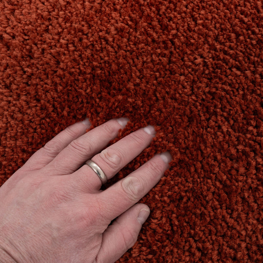 Premium Terracotta Shaggy Rug - Sienna