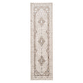 Cream Beige Medallion Runner - Artha
