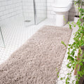 Soft Everyday Beige Shaggy Runner Rug