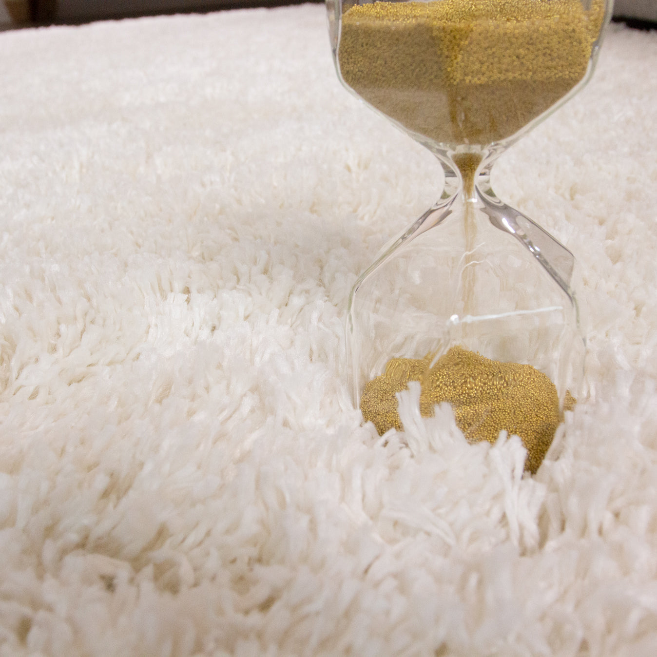 Soft Everyday Cream White Shaggy Runner Rug