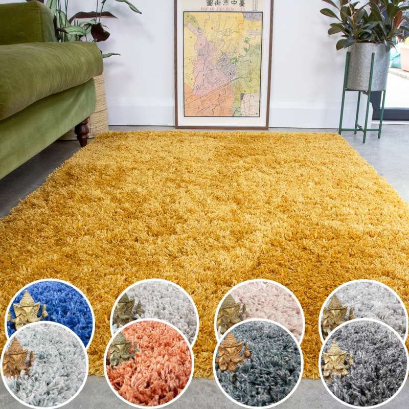 Soft Everyday Shaggy Rugs  - Choose Your Colour