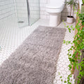 Soft Everyday Silver Shaggy Runner Rug