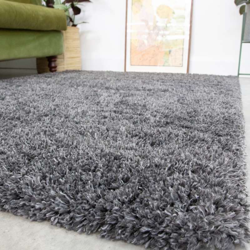 Soft Everyday Grey Shaggy Rug