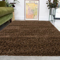 Soft Everyday Brown Shaggy Rug