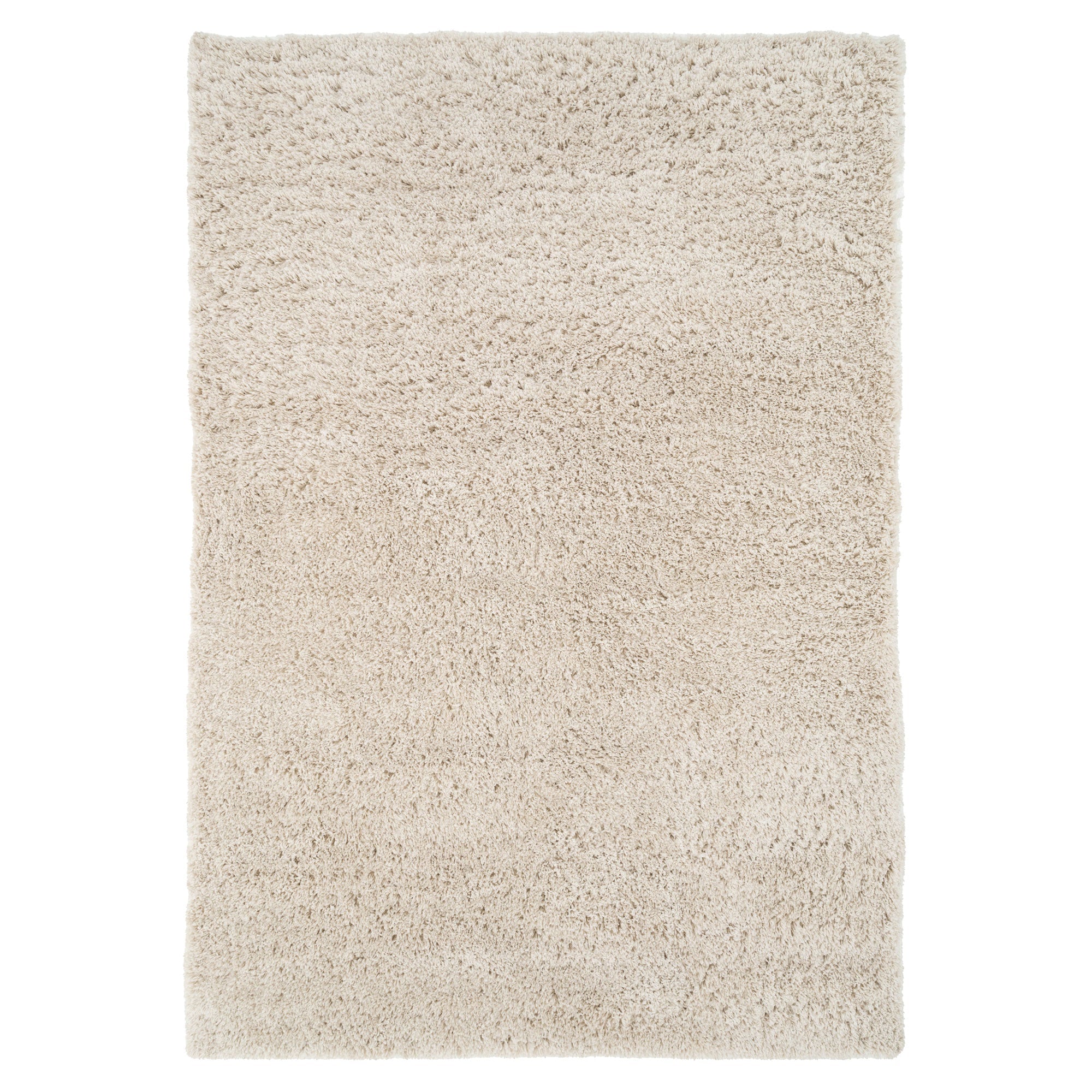 Soft Everyday Light Beige Shaggy Rug