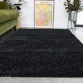 Soft Everyday Charcoal Shaggy Rug