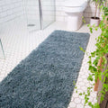 Soft Everyday Blue Shaggy Runner Rug