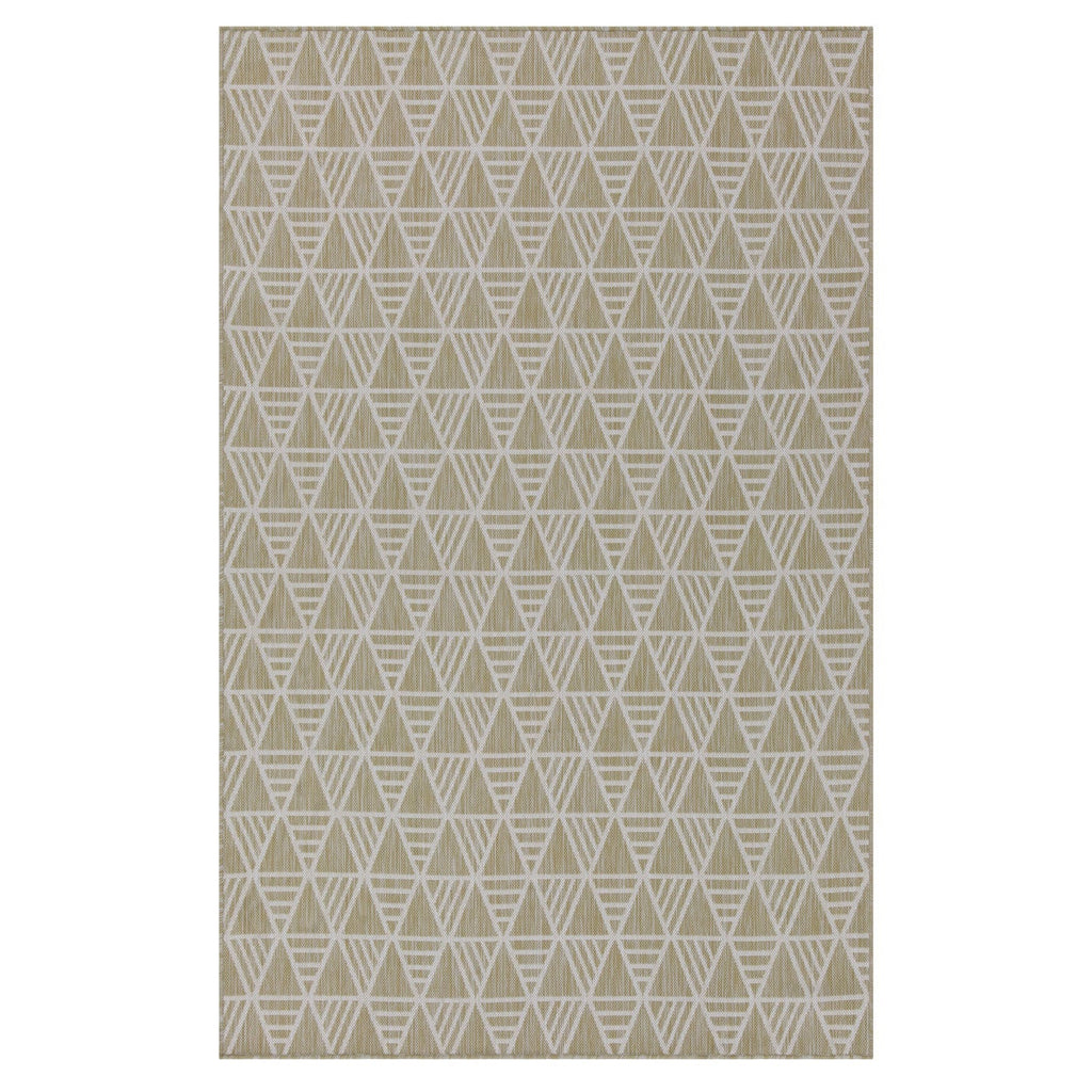 Cream Geometric Area Rug - Banyan