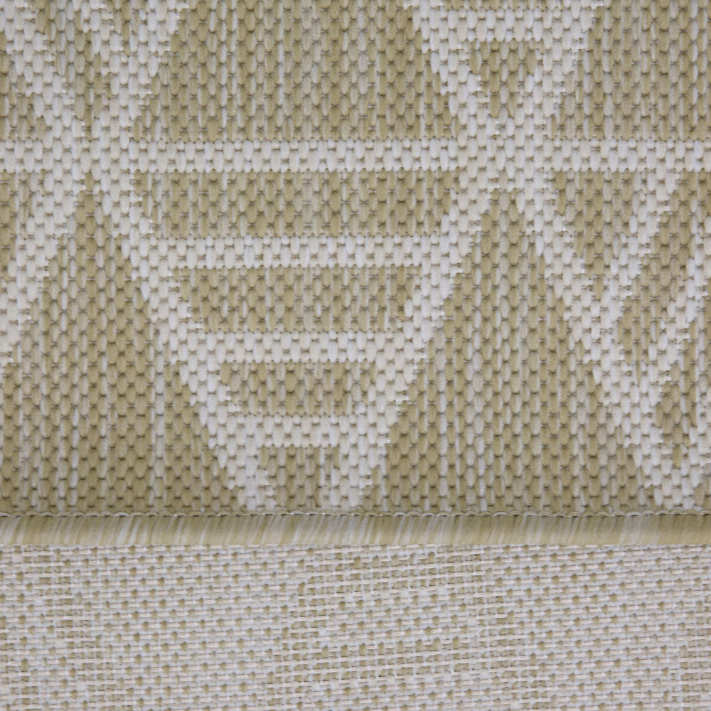 Cream Geometric Area Rug - Banyan