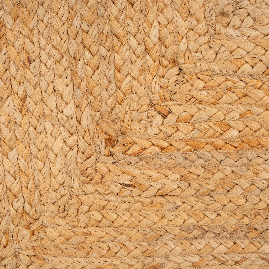 Natural Rustic Braided Jute Rug - Althea