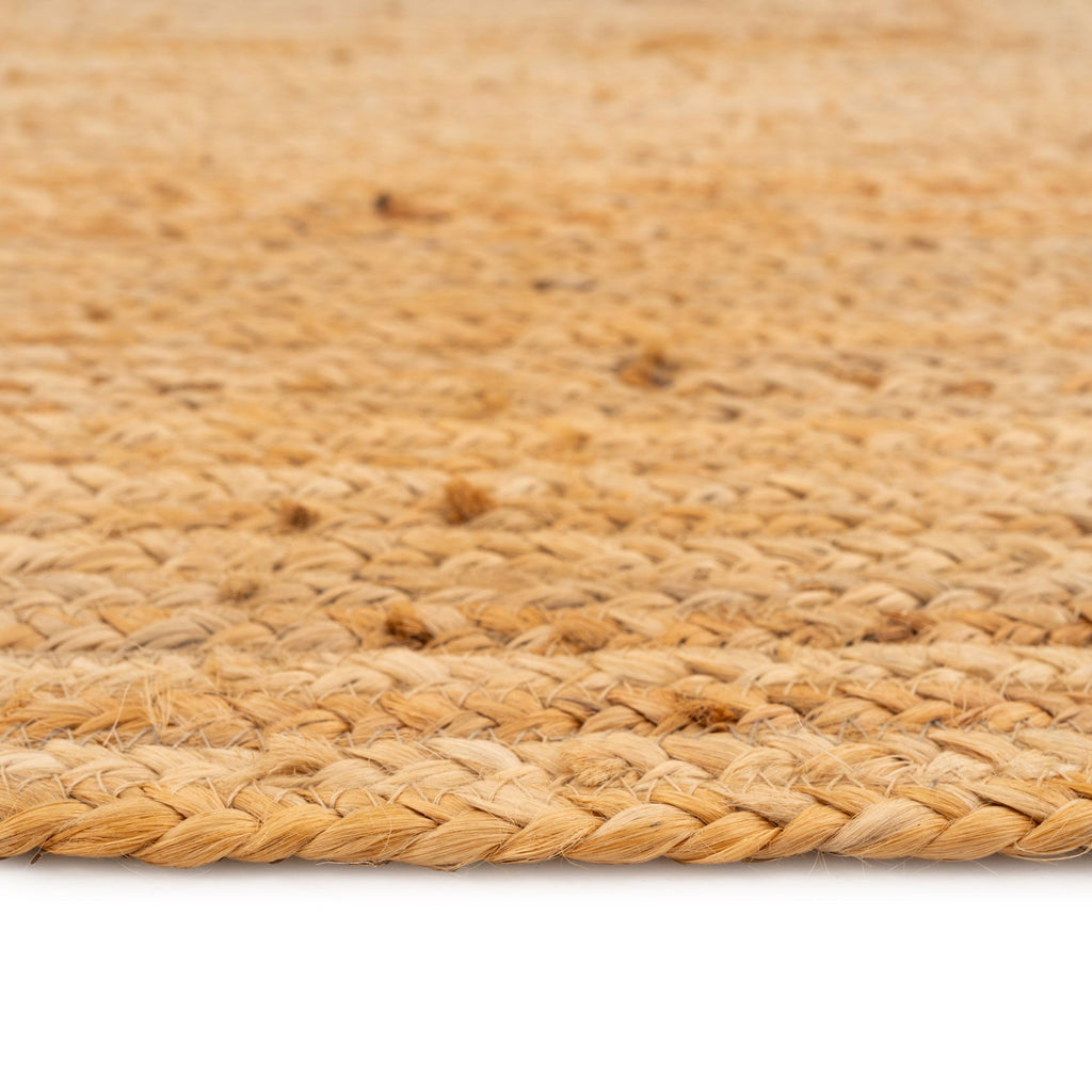 Natural Rustic Braided Jute Rug - Althea