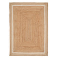 Natural Bordered Jute Rug - Laurel