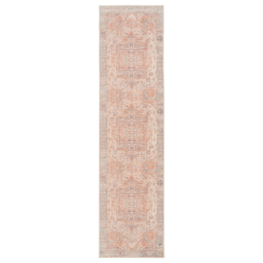 Washable Terracotta Vintage Runner - Sisu