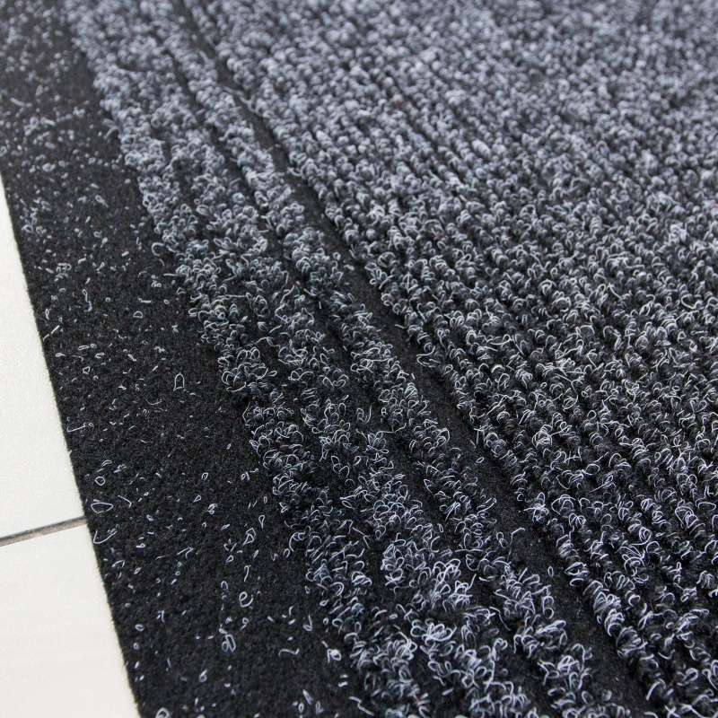 Dark Grey Hard Wearing Runner Rugs