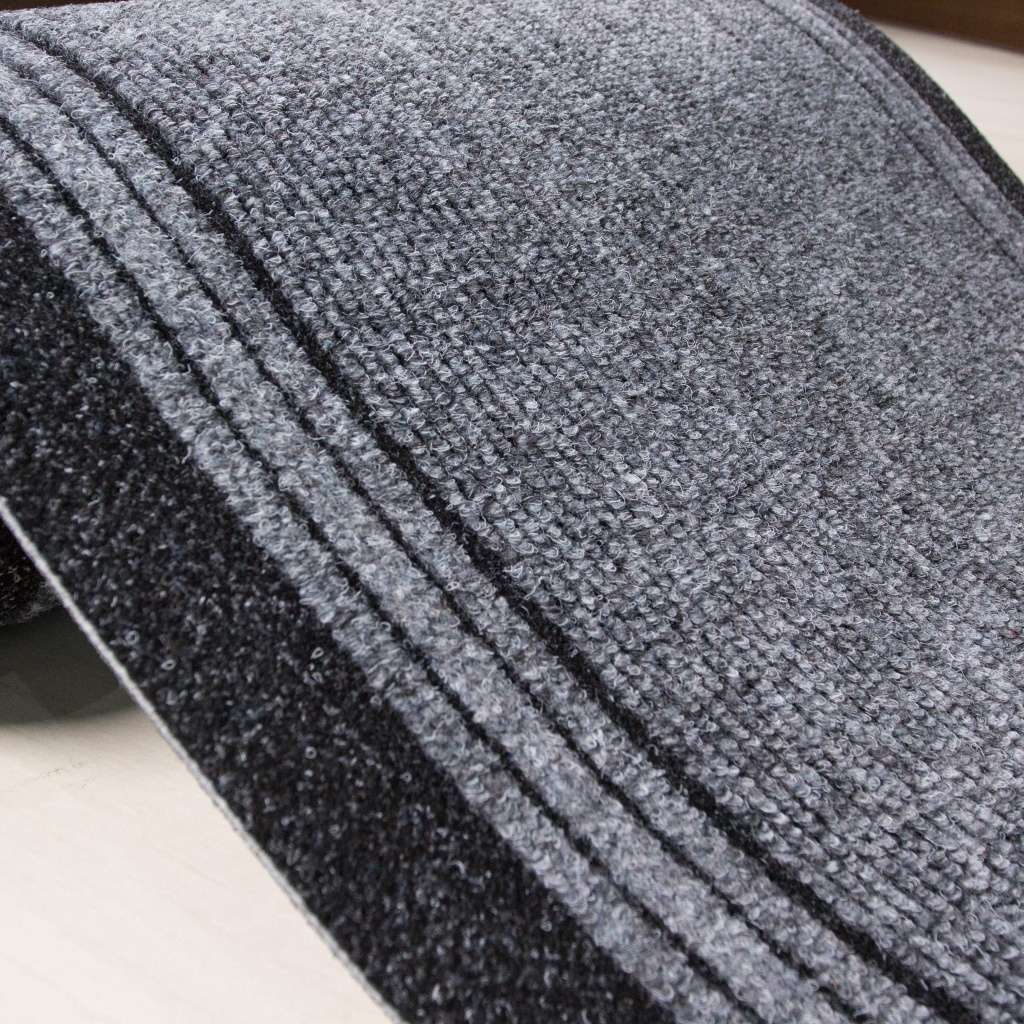 Grey Hard Wearing Runner Rugs