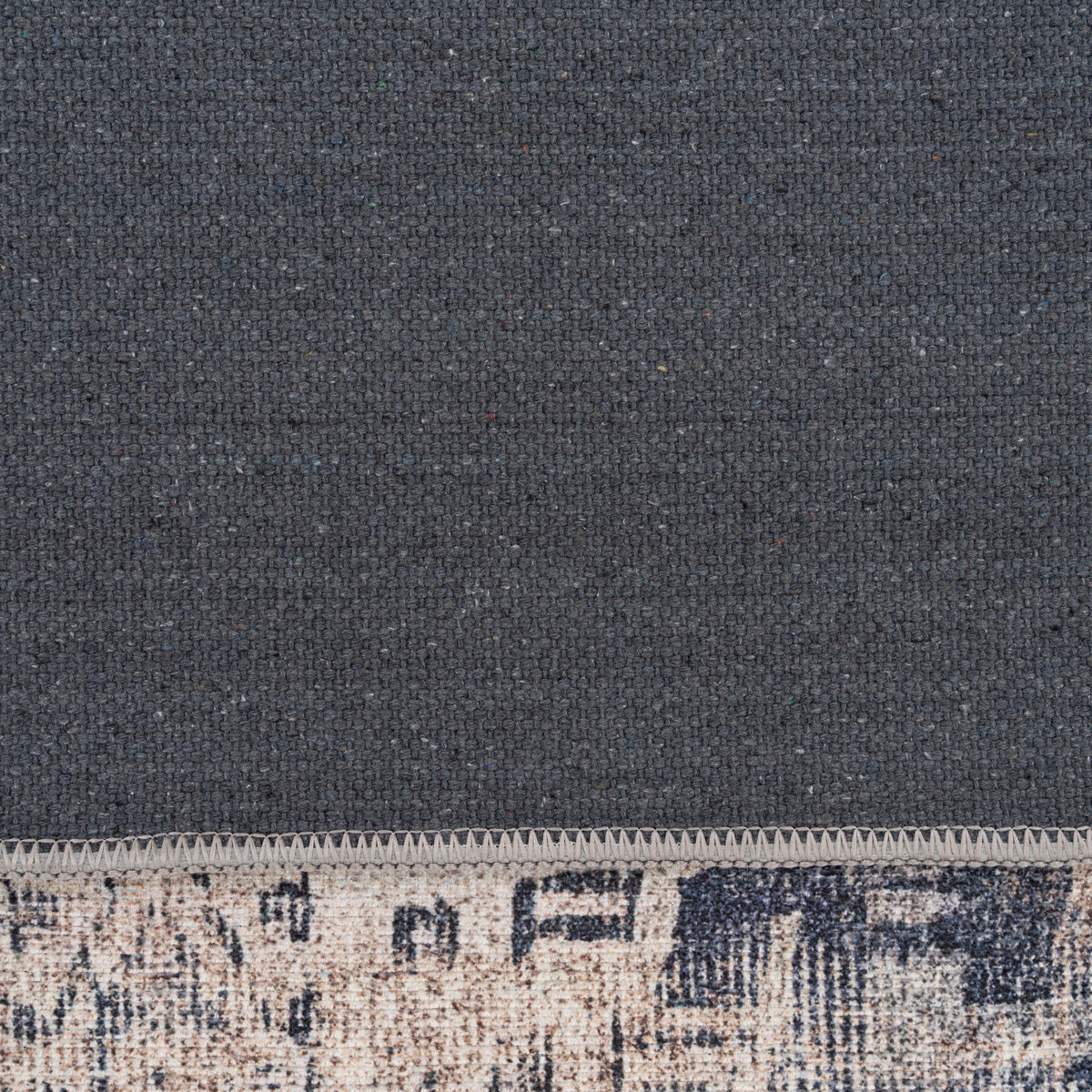 Washable Blue Traditional Runner - Kith