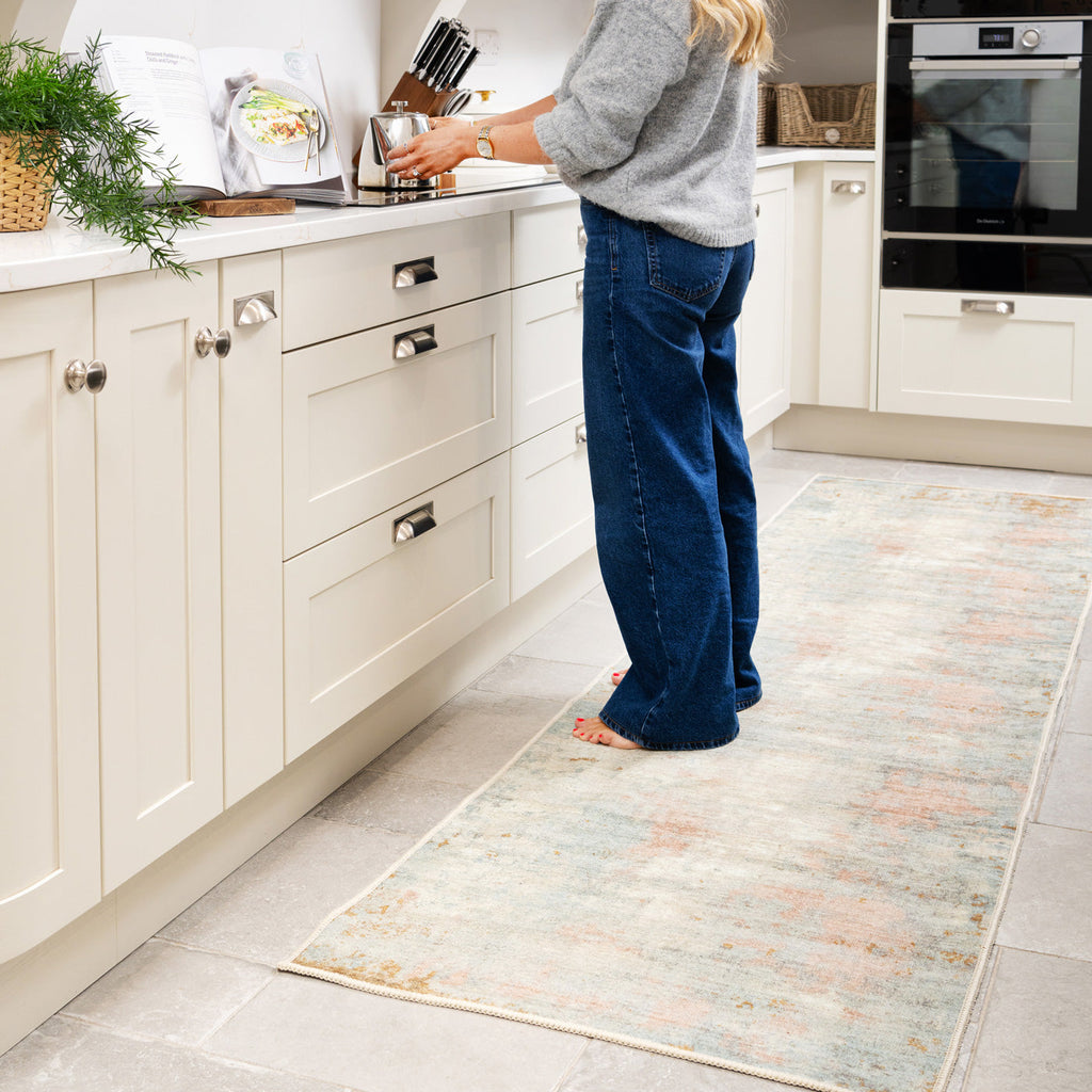Washable Multicolour Abstract Rug - Lissy