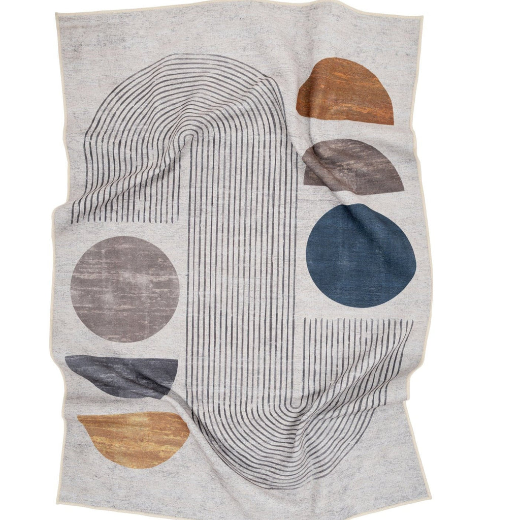 Washable Modern Wabi-Sabi Rug - Orb