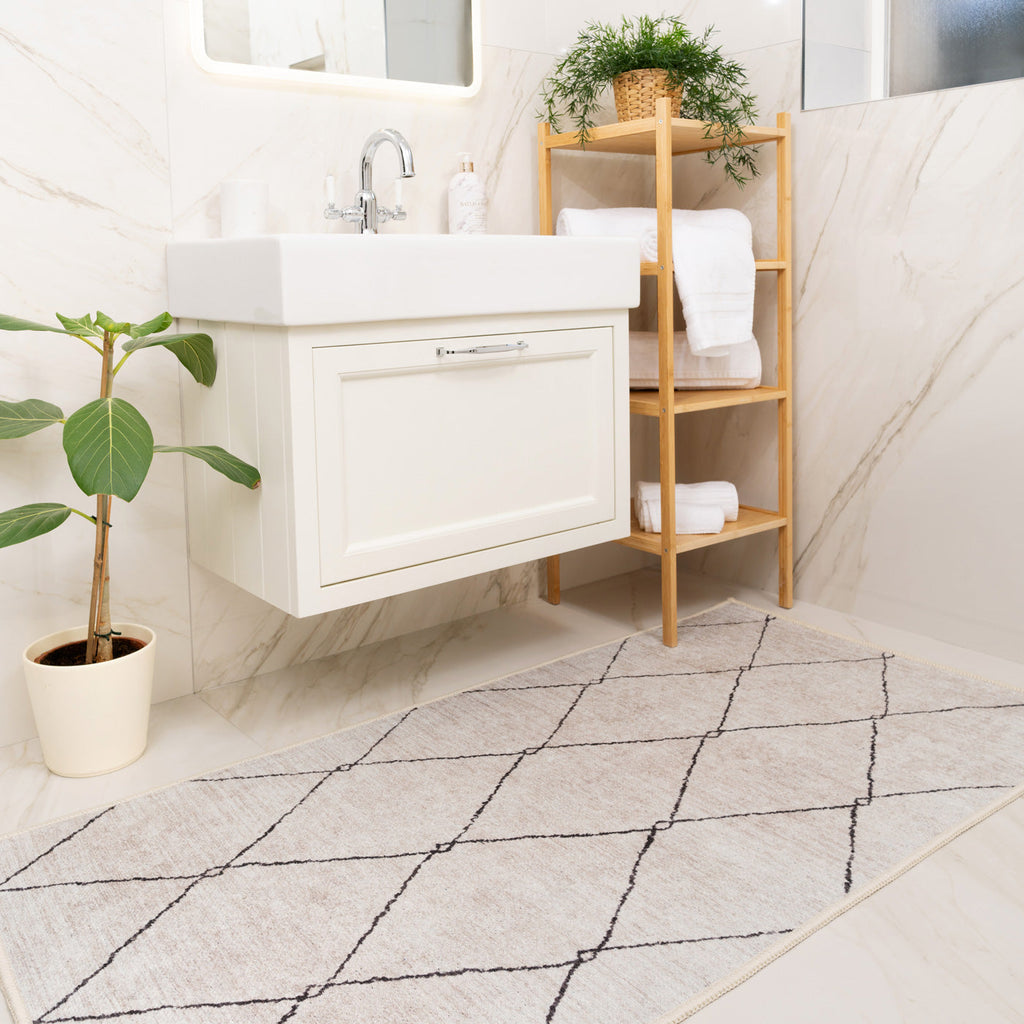 Washable Berber Trellis Rug - Sol