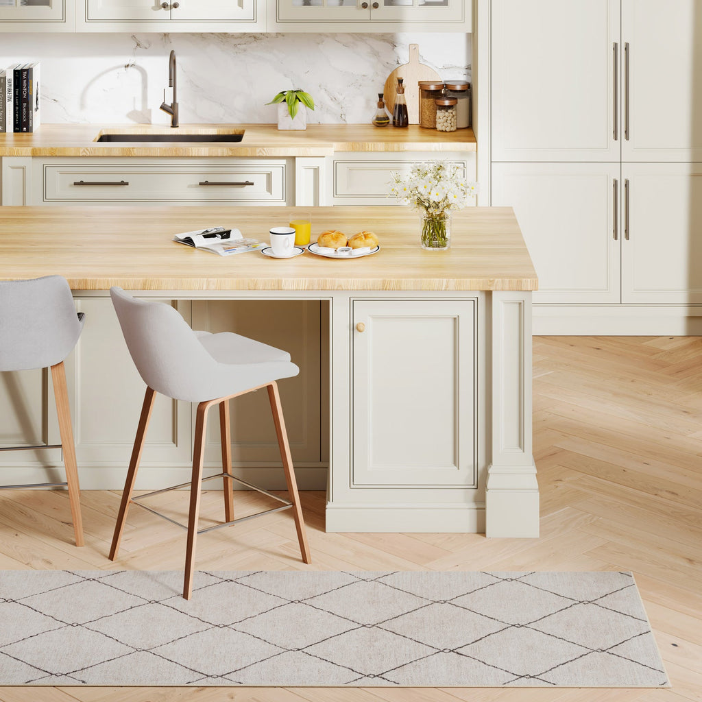 Washable Berber Trellis Runner - Sol