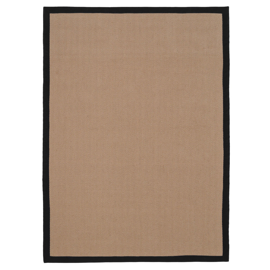 Black Border Jute Rug - Juliette Black