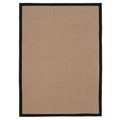Black Border Jute Rug - Juliette Black