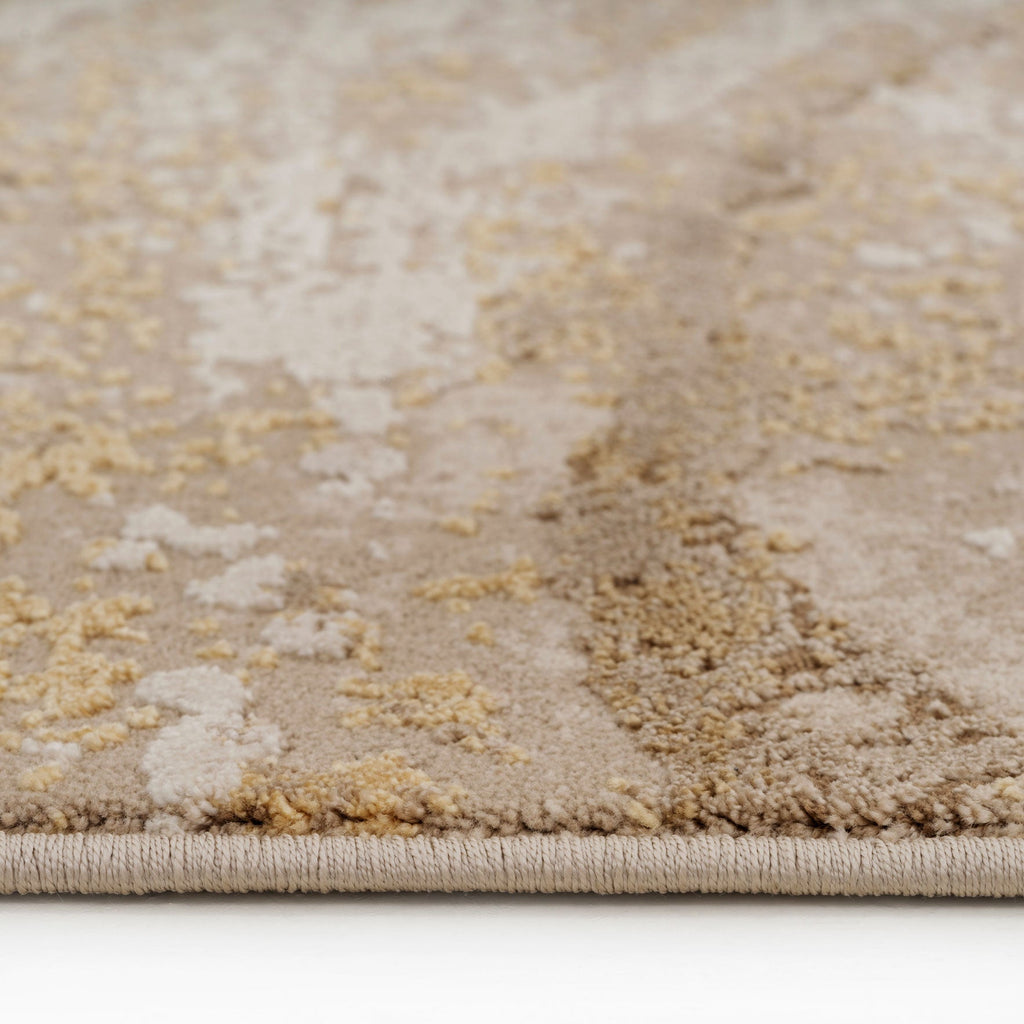 Natural Marble Beige Living Room Rug - Galaxy