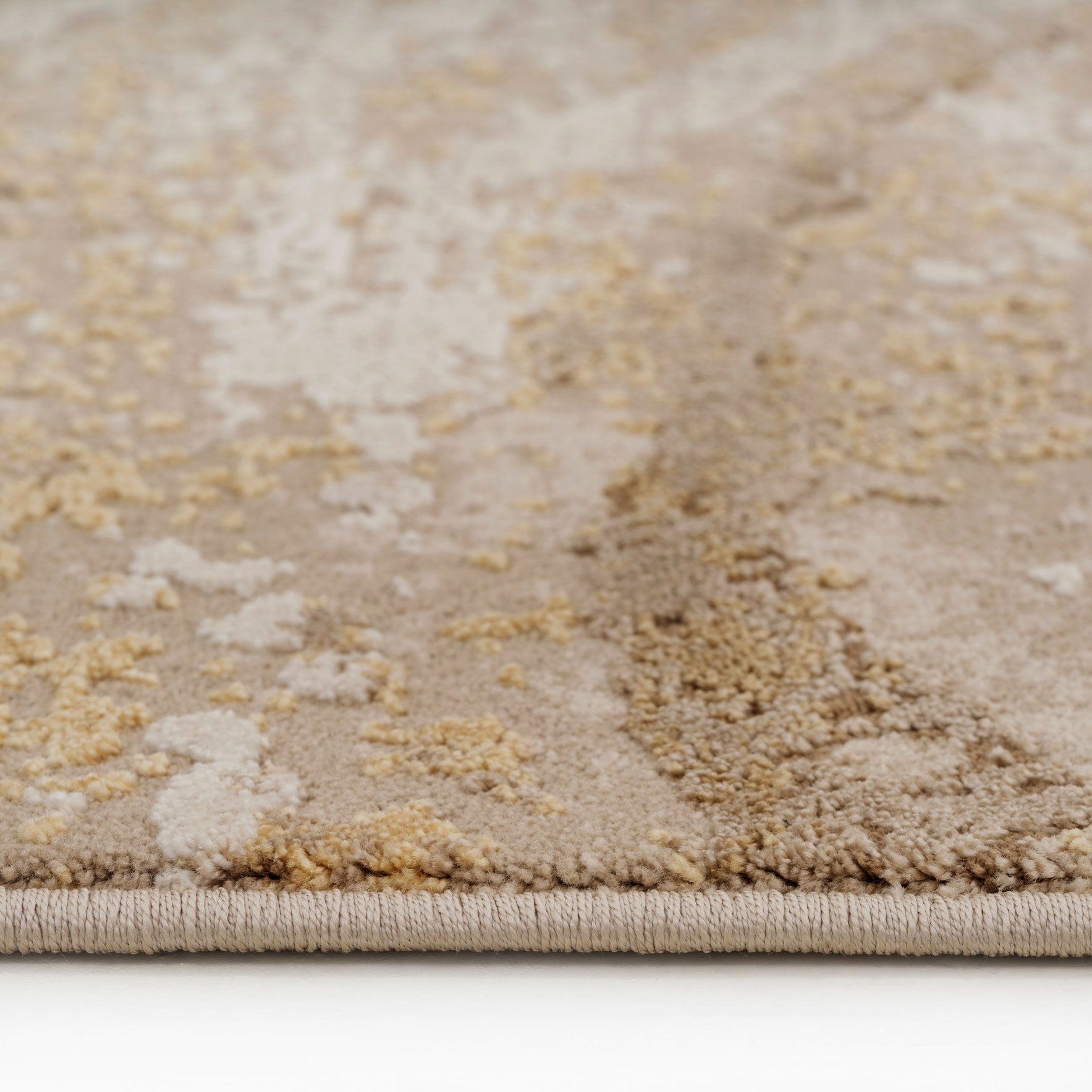 Natural Marble Beige Living Room Rug - Galaxy
