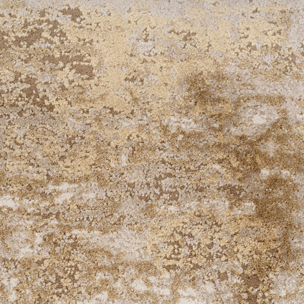 Distressed Beige Runner Rug