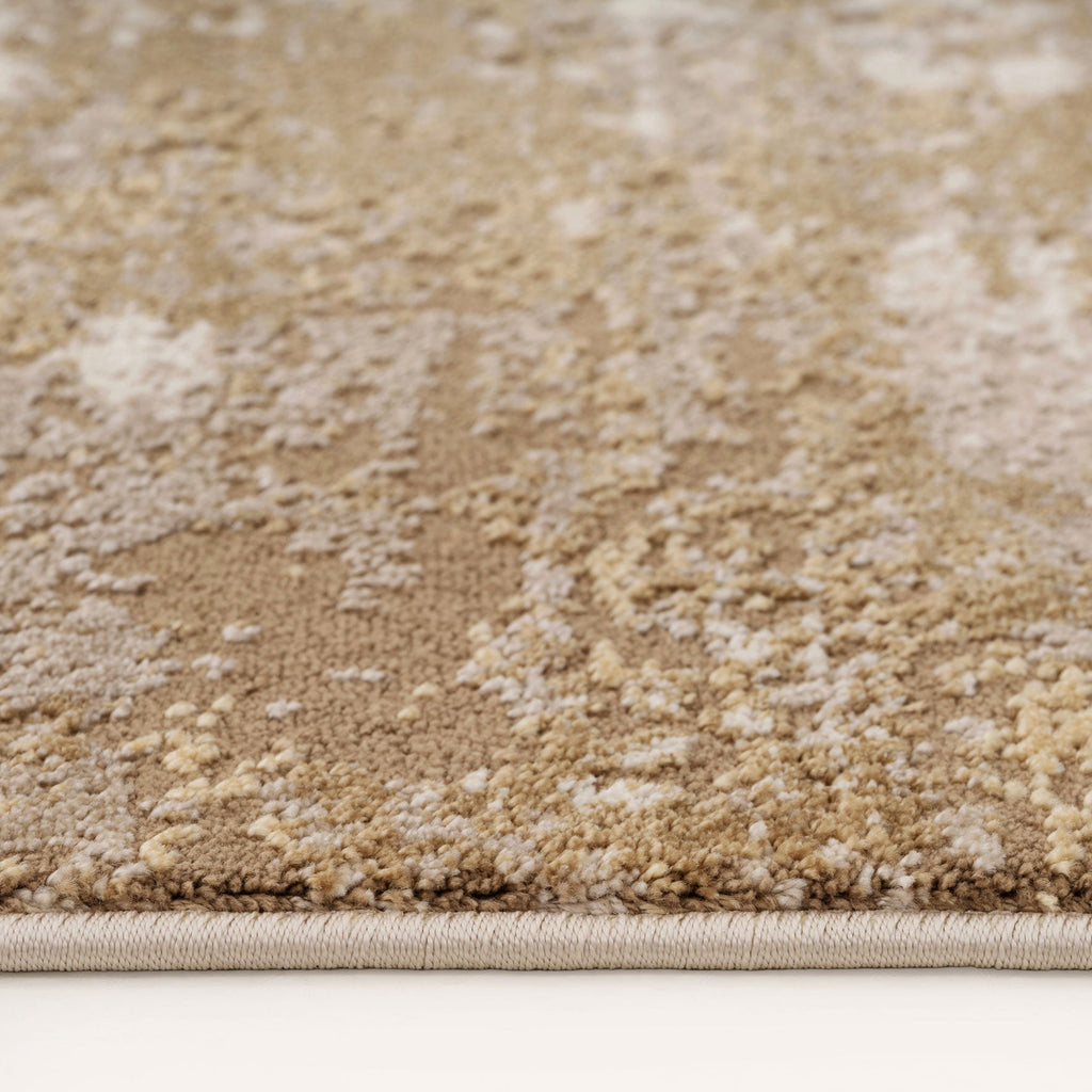 Distressed Beige Living Room Area Rug - Monroe