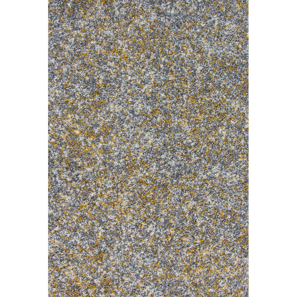 Ochre Luxurious Shaggy Living Room Rug