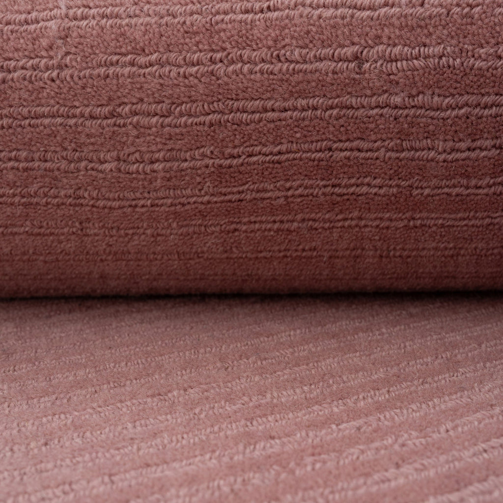 Blush Bordered Wool Rug - Olann Blush