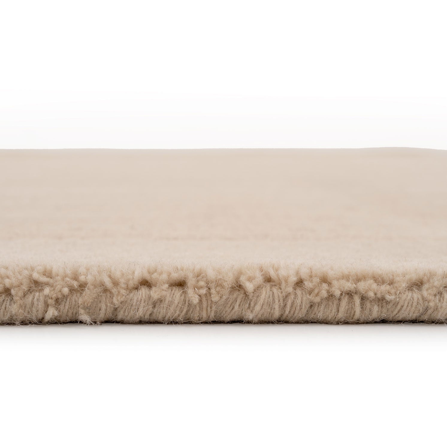 Neutral Bordered Wool Rug - Olann Neutral