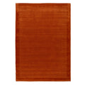 Terracotta Bordered Wool Rug - Olann Terra