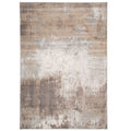 Beige Grey Distressed Area Rug