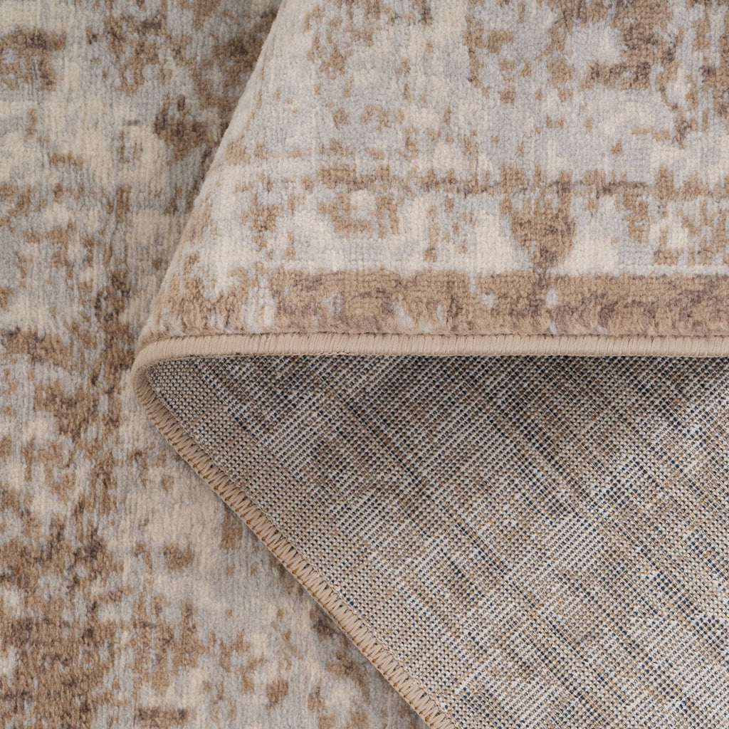 Beige Aztec Runner Rug