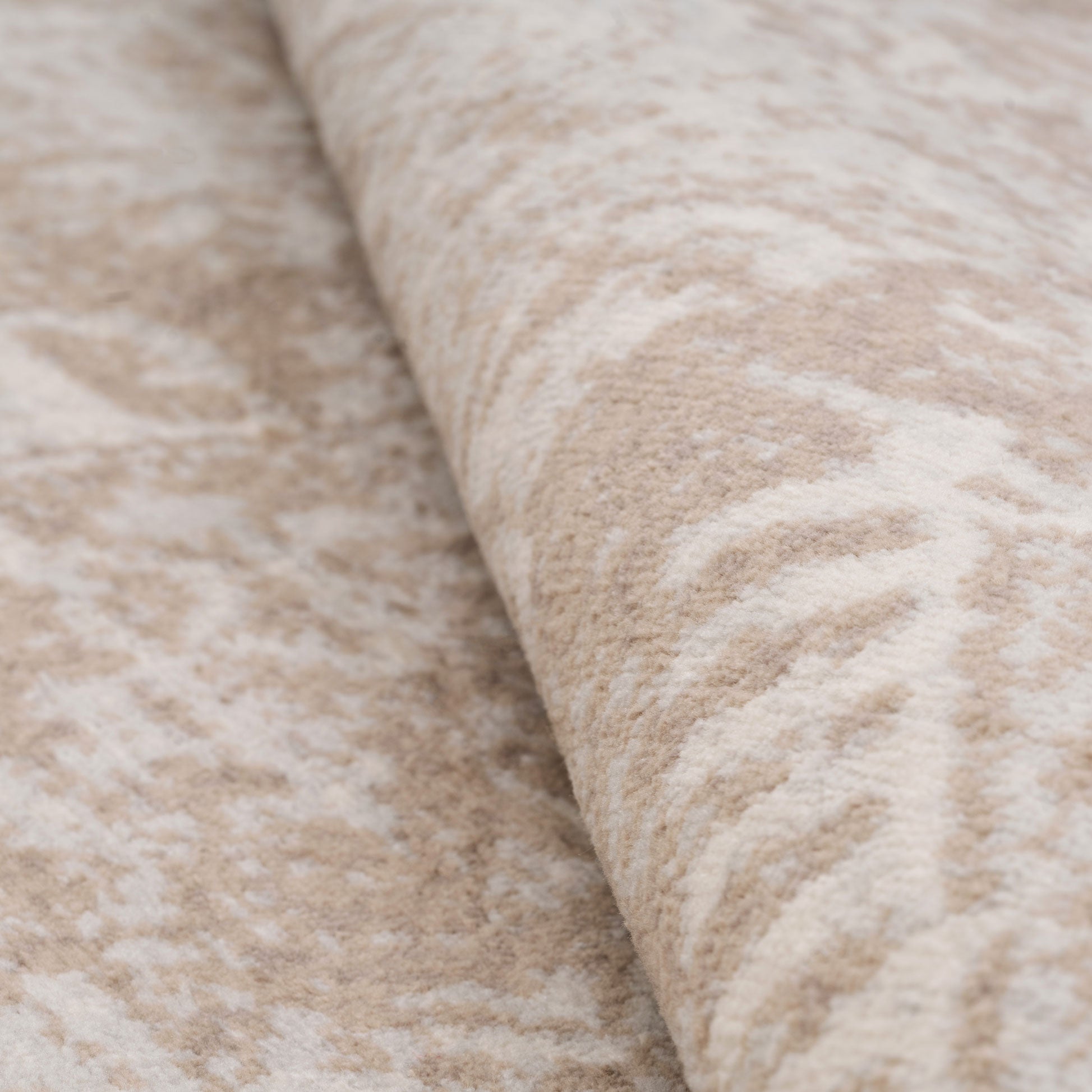 Beige Aztec Runner Rug
