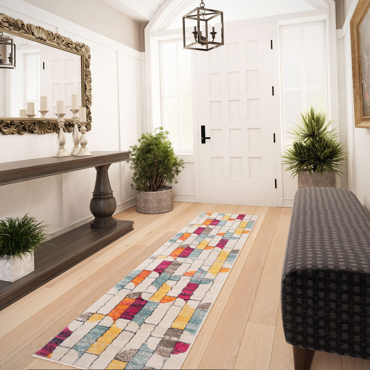 Colourful Wabi Sabi Area Rug